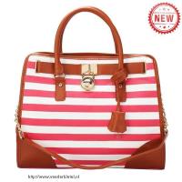 michael kors striped lock groot roze bakken Nederland Stage dhnmm596